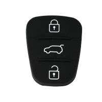 Carcasa De Llave Remoto De Plástico Negro Con 3 Botones Para HYUNDAI I20 I30 Ix35 Ix20 Rio Venga Repuesto De Parche De Goma - details 2