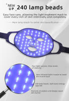 Máscara De Terapia De Luz LED 4 En 1 Anti Edad Reducción De Arrugas Firmado Blanqueador Máscara Fotónica Avanzada De Silicona Recargable USB - details 3