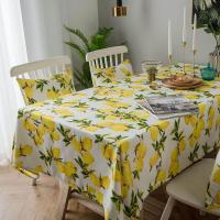 Mantel de poliéster a prueba de derrames con diseño de madera para Primavera y Verano, para uso en interiores y exteriores - details 2