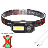 Linterna Frontal LED Potente Mini XPE+COB Para Pesca Y Camping Recargable Por USB Fuente De Luz Super Brillante Para Exteriores - details 0