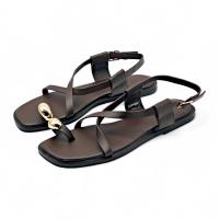 Calzados soraia, Sandalias Planas de Mujer con anillo dorado y Detalles Metálicos, Estilo Minimalista con Tira Dedo, Diseño Elegante para Verano, Perfectas para Playa, Paseos o Eventos Casuales ✅ Entrega 24/72h a España (península) Playa Metal Playa Playa - details 1