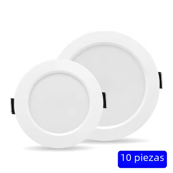 Lámpara De Techo Recargada LED 10pcs/lot 3W-22W 220V Luz Baja Redonda Panel LED Spot Iluminación Para Foyer Material De Aluminio - 1