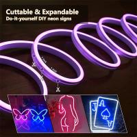 Luces RGB Para Juegos 16.4ft/5M De Neón Suave Para Mesas De Juegos Tira LED De Iluminación Con Soporte De Corte Para El Hogar - details 12