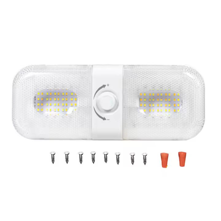 Luz De Lectura Para Coche Highbright 120LED 3 Colores Ajustables Luz De Techo Para RV Barco Camión Caravana Universal 12V - 1