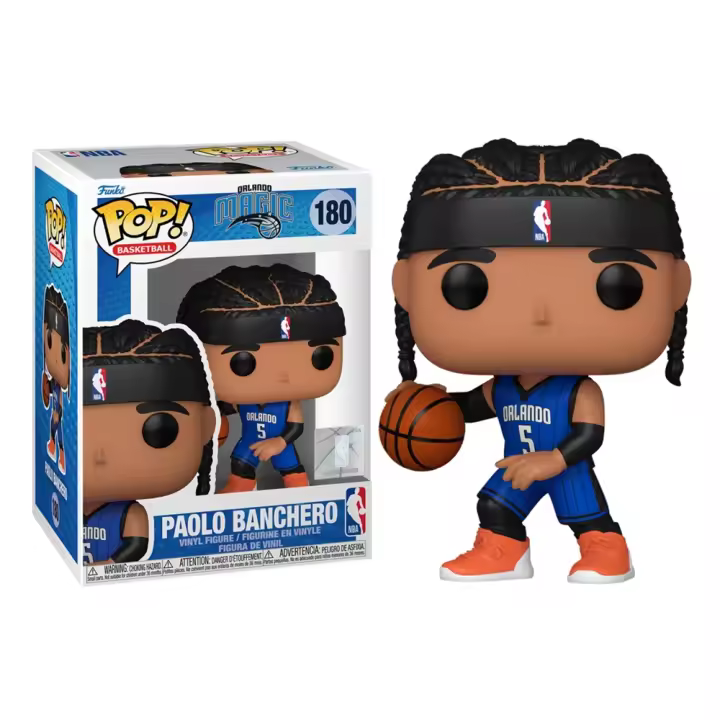 FUNKO POP! NBA: ORLANDO MAGIC – PAOLO BANCHERO, 75121, Nº180, TIENDA CON LICENCIA OFICIAL - 1