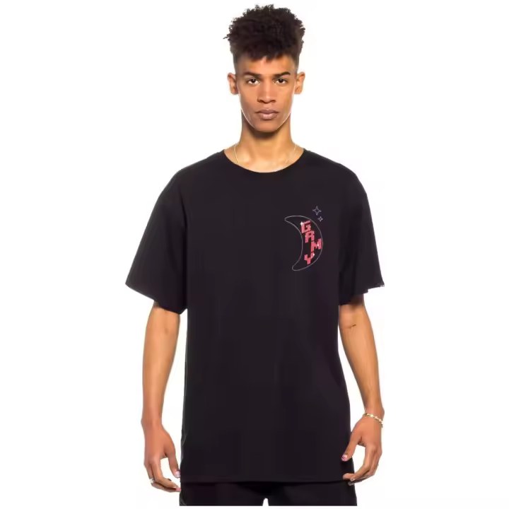 Camiseta de Manga Corta Grimey Nine Winds Freemont para hombre en color negro - 1