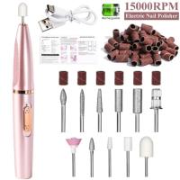 Perforadora Eléctrica Para Uñas Con Bits Profesionales De Polvo De Arena Para Eliminación De Piel Muerta Y Pulido De Arte Manicura Máquina De Trabajo - details 7