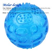 Bolas De Juguete Para Mascotas Mordedor Aullador De Plástico Para Perros Y Gatos Limpieza De Dientes Juguete Masticable Para Cachorros Accesorios Para Mascotas - details 0