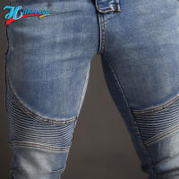 Pantalones De Motocicleta Para Hombres Con Protección De Rodilla Y Antigolpes Kevlar Aramid Fireproof Casual Motocross Azul - details 24