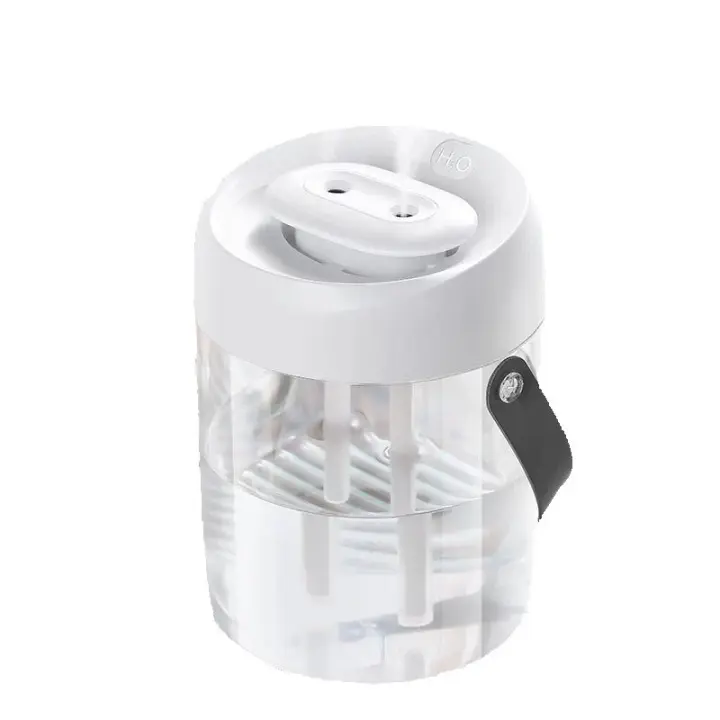 Humididiador de dormitorio de 2 L, dimusor de aromaterapia de Niebla fría con Luz Nocturna, deshumidificador, automático, humidificador de Aire ultrasónico Silencioso para habitaciones grandes, guarderías y plantas - 1