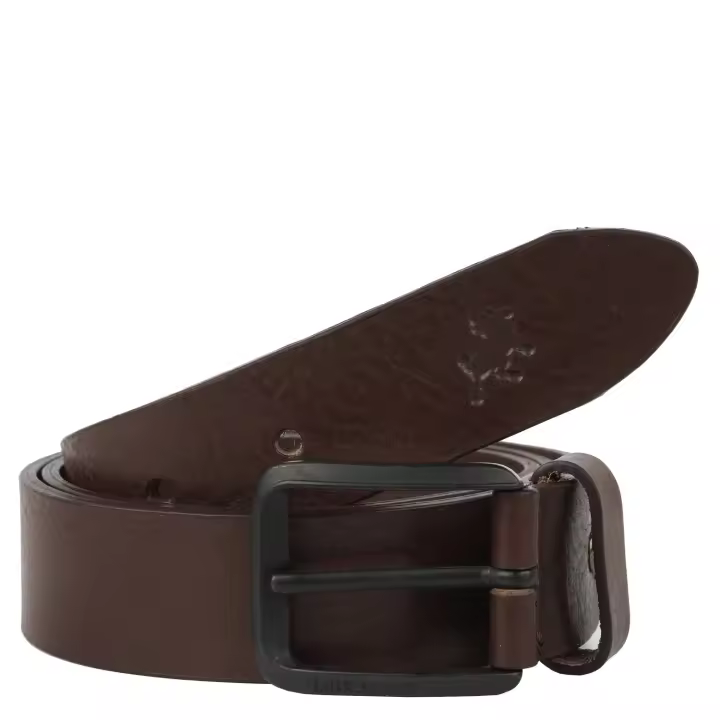 Cinturon Hombre - Cinturones Hombre De Piel Genuina Con Hebilla Cinturon De Metal - Cinturón Hombre Ideal Para Uso Diario - Cinturones Hombre Cuero De Marca Lois 501015 - 1