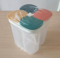 Caja De Almacenamiento De Cereales 1.5/2.3L Juego De Botellas Selladas Con Tapa Para Granos Noodles Té Alimentos Frescos Contenedor Para La Cocina - details 11