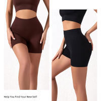 Shorts Deportivos Sin Costuras De Cintura Alta Para Mujer Fitness Running Ciclismo Yoga Levantamiento De Glúteos Ropa Deportiva - details 19