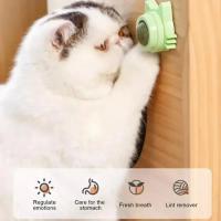 Juguetes Para Gatos Con Hierba Maíz Para Limpieza De Dientes Bolas De Hierba Divertidas Para Masticar Y Jugar Para Gatos Pequeños Y Medianos - details 0