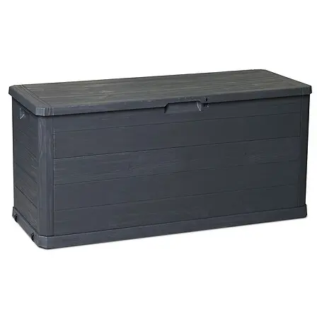 Factory Cuadros Baúl de Jardín 290 Litros GRIS Almacenamiento Exterior - 1