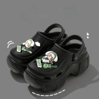 Nuevos Sandalias De Verano Para Mujer Y Niñas 2024 Clogs DIY Con Dibujos Animados Transpirables Para Jardín Y Playa - details 11