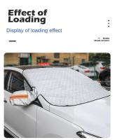Protector De Parabrisas Para Invierno Cubierta Anticongelante Para Ventana Delantero Protección Contra La Nieve Y Hielo Material De Poliéster No Tejido Grueso - details 9