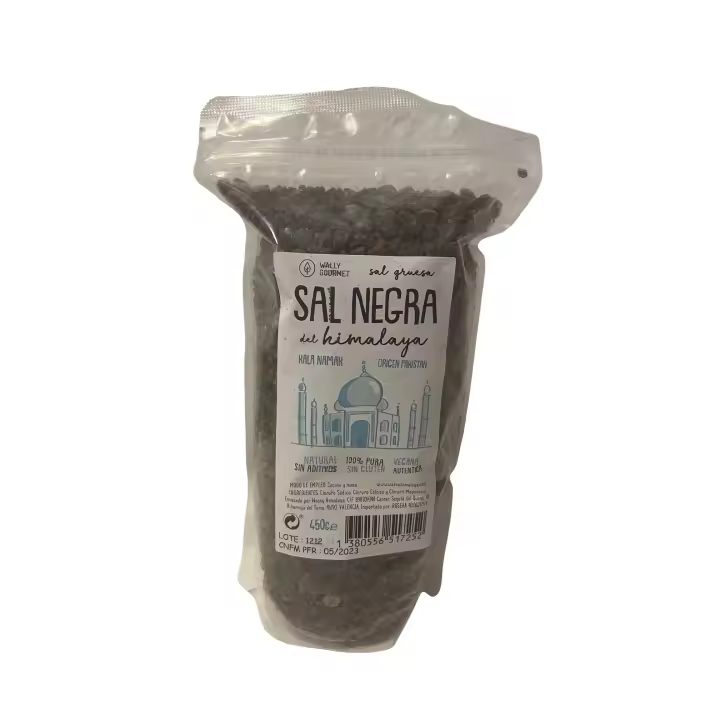 Sal Negra Gruesa del Himalaya Doypack 450gr Wassy - 1