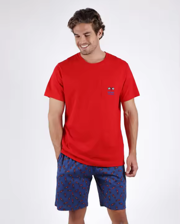 DIVER Pijama Manga Corta Formula para Hombre - 1