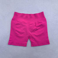 Shorts De Yoga Para Mujer Sin Costuras Scrunch Bum Gimnasio Workout Low Waist Leggings Estirables Running Shorts - details 4