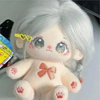 Muñeca De Peluche Nannan 20cm Para Niñas Estrella Super Cotton Doll Ropa Interchangeable Para Niños Regalo De Halloween - details 5