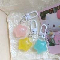 Llavero De Plástico En Forma De Estrella Pentagrama Creativo Para Niñas Accesorio Para Mochila Y Auriculares Regalo Para Parejas - details 3