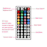 Tiras LED RGB Con Control Remoto Para Decoración De Habitaciones Y Fiestas Luz De Pared Para TV Y Ambiente Doméstico - details 1
