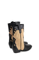Paloma Wang Botas vaqueras bicolor para mujer - details 2