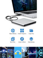 Quemador De Blu-Ray Externo USB3.0 Lector De DVD Óptico ESCRITOR De BD-RE Para Portátil Y Escritorio Compatibilidad Con Estándar DVD-R Velocidad Máxima De Grabación 8x - details 4