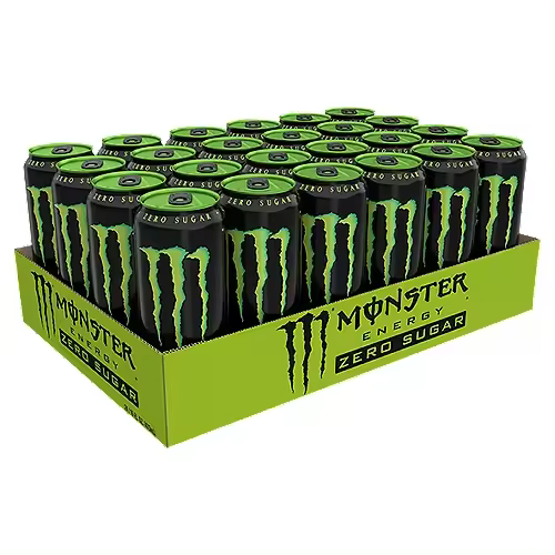 Monster Energy ZERO AZUCAR - PACK 8 O 24 LATAS 50CL - BEBIDA ENERGETICA (NACIONAL-ESPAÑA) - 1