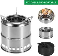 Estuva de camping de Leña with minicarburador, plegable, portáthil, compacta, para picnic, barbacoa, acampada, senderismo, Viajes - details 3