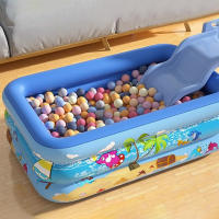 Piscina Inflable Para La Familia Adecuada Para Adultos Y Niños Juguete De Agua Para Fiestas Outdoor E Indoor Para Verano PVC Patrón Cartoon - details 3