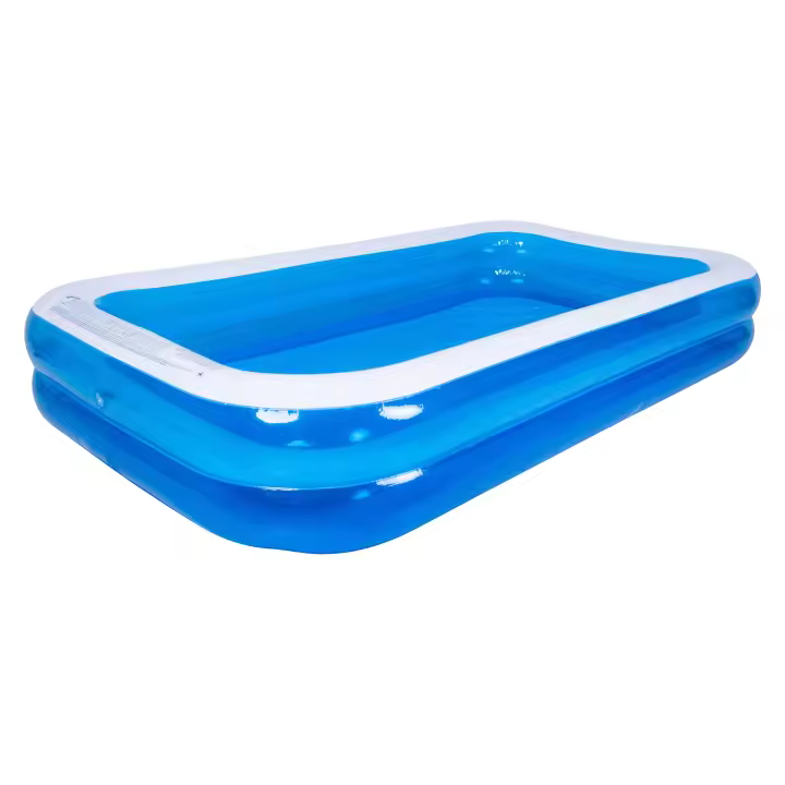 Piscina hinchable AVENLI SUNCLUB rectangular gigante. ±305cm X 183cm X 50cm. Capacidad de agua 65% 780L (208Gal). Vinilo de 0.32mm. - 1