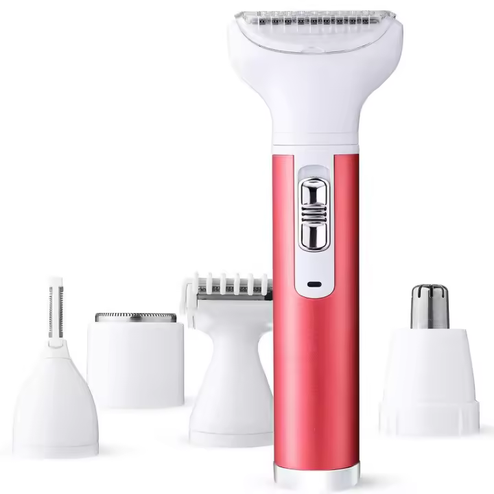 Afeitadora Eléctrica Para Mujer Cuidado Intimo Peluca De Axilas Y Vello Pubico Todo En Uno Recargable Con Multiple Accesorios - 1