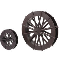 2 Pcs Rueda De La Fuente De Agua De Mesa Feng Shui Rueda De Repuesto Para Decoración DIY Simulación De Río Artificial Con Lavar Pressure - details 6