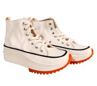 Everlyx - Zapatillas Bota Plataforma Mujer - Sneakers de Moda - Piel Sintética Blancas - FF828 - details 2