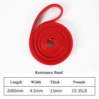 Banda De Resistencia De Látex Pesada Para Ejercicio De Pilates Y Fitness En Casa Aumenta La Fuerza De Los Brazos Abdominales Y Piernas Ayuda En El Levantamiento De Pesas - details 6