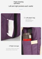 Mochila plegable para cuna, bolso cambiador de pañales portátil, mochila para biberones, gran capacidad, impermeable, artículos esenciales para recién nacidos - details 5