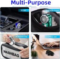 FGNS Mini Afeitadora Eléctrica Portátil, Maquinilla de afeitadora eléctrica para Hombres portátil mini, Afeitadora de Bolsillo Portátil, USB afeitadora recargable, sin Dolor afeitadora en seco y húmedo - details 2