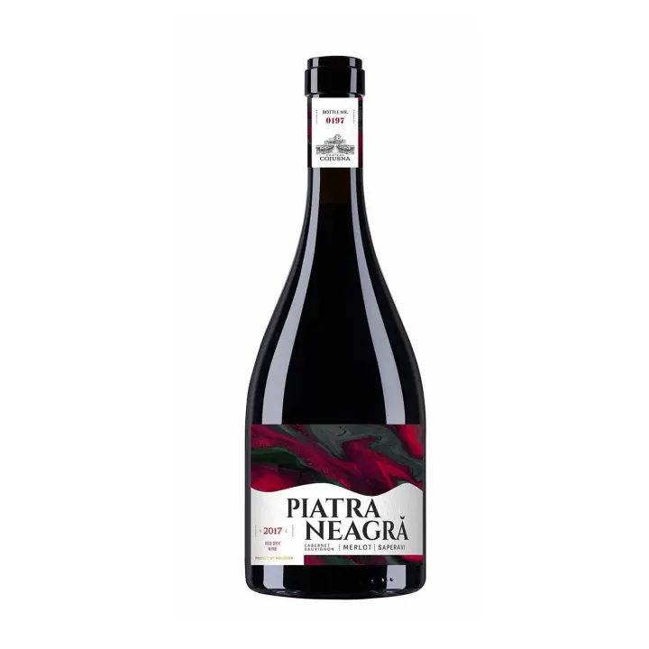 Piatra Neagra - Cabernet Sauvignon & Merlot & Saperavi 2017 Barrica - vino tinto, tranquilo, seco, de Chateau Cojusna, Moldavia - 1