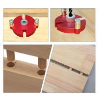 Kit De Guía Para Taladro De Agujeros Verticales Juego De Herramientas De Aleación De Aluminio Self-Centering Para Trabajos De Madera - details 7