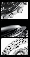 Reloj Mecánico Para Hombre Welly Merck WM170 Resistente Al Agua 200M Estilo Casual Clásico Y Business Con Fase De La Luna Material De Acero Inoxidable - details 3