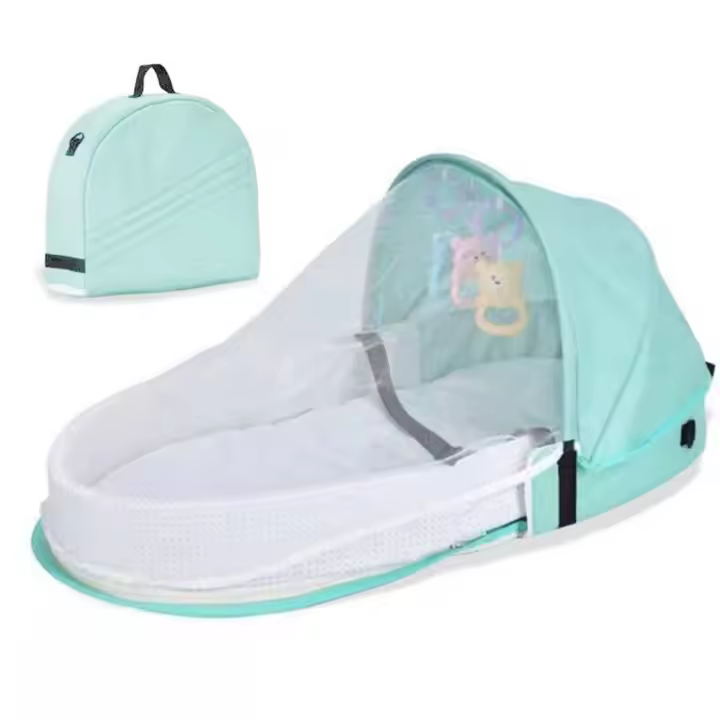 Cunas de Bebe, Cama Biónica para recibir Nido, Protección Contra mosquitos, CUNA plegable, parachoques, NEST de viaje al Aire Libre, cesta para dormir - 1