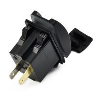 Interruptor De Plástico Resistente Al Fuego Carling ARB Dual USB 3.1 Cargador De Coche Con Luz LED Azul Accesorio De Alta Calidad Para Coche Y Barco 12V - details 4