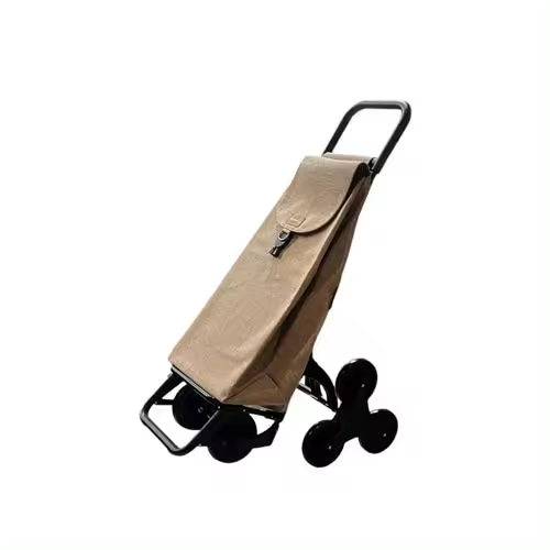 Carro compra GARMOL 55l sube escalera rafia beige c-507 - 1