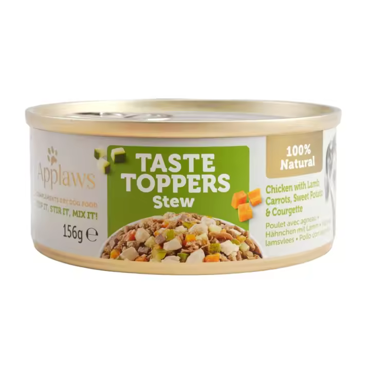 Applaws Lata Topper Perros Estofado de Pollo y Cordero con Verduras  Comida húmeda en lata - 1