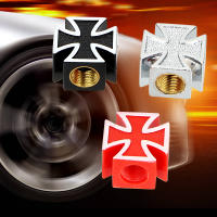 4pcs/lot Cubiertas De Válvula De Neumático Para Coche Bicicleta Y Motocicleta Estilo Cruzado Accesorios Universales Para Automóviles - details 6
