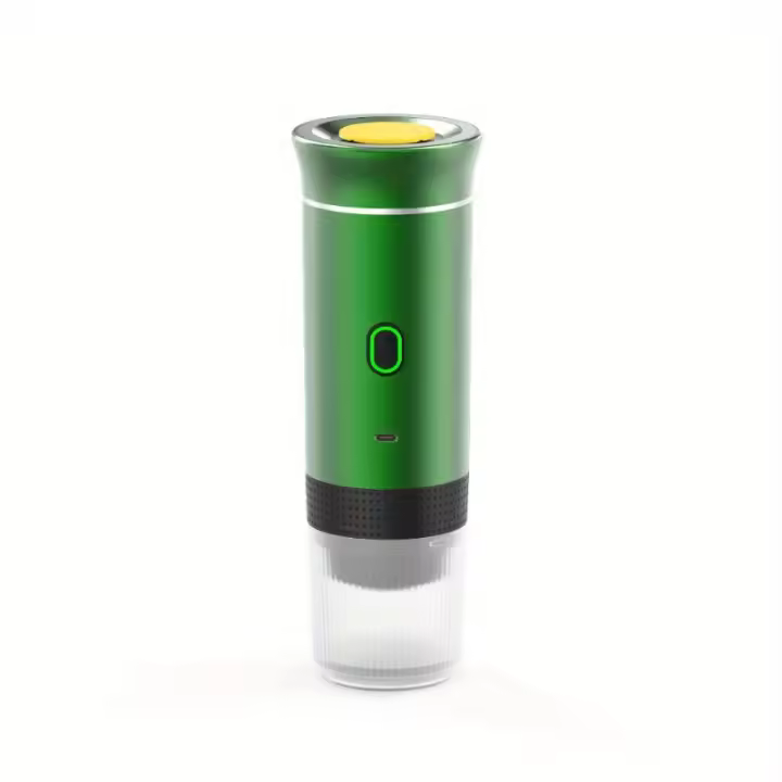 Máquina de Espresso Portátil Compacta - Alimentada por USB y Batería, Batería de Lithium Recargable, Calentamiento Inalámbrico, Máquina de Café with Bomba para Casa U Oficina - 1