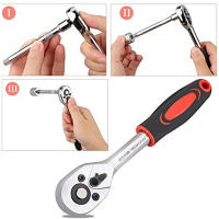 Juego De Herramientas De Torque Y Llaves De 46 Piezas 1/4 Pulgada Para Reparación De Coches Conjunto De Herramientas Manuales De Auto Reparación - details 9