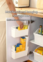 Organizador De Almacenamiento Multifuncional WORTHBUY Estante Para Cocina Colgante Sin Perforar En Plástico Blanco Y Transparente - details 0